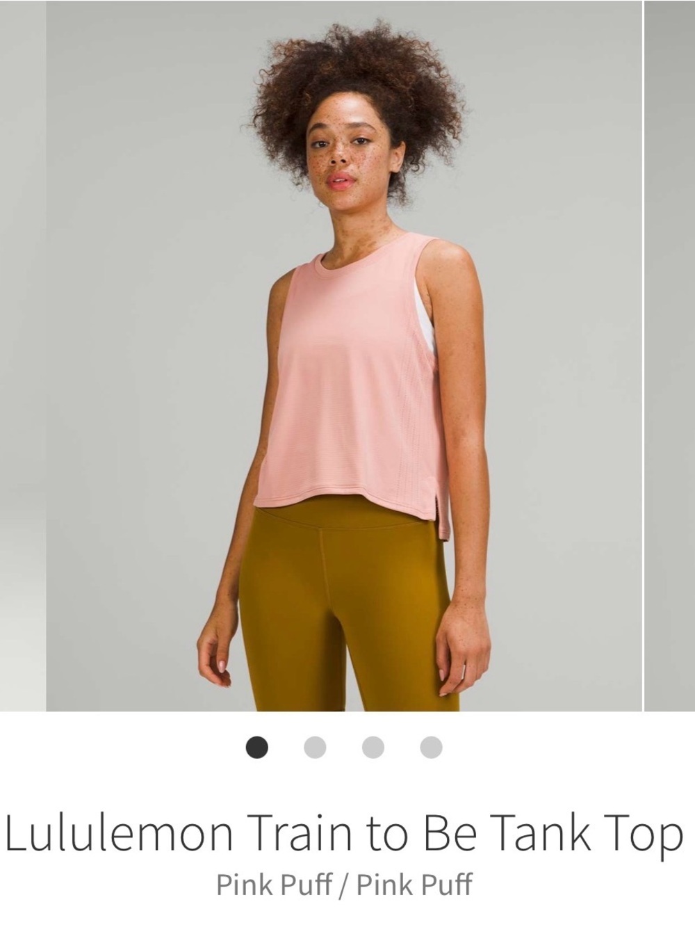 Lululemon Train to Be Tank Top
